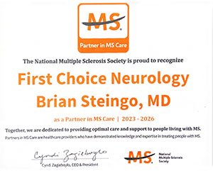 Dr. Brian Steingo Partner in MS Care